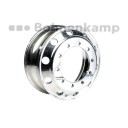 Obręcz 9.00 x 22.5, ILV, Aluminium, Srebrny<br>10/281/335, M20/M22, O26mm, MZ, ET +153, HMA 175<br>4125/3710 kg - 130 km/h, z zaworem, Polski