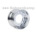 Obręcz 11.75 x 22.5, ALV, Aluminium, Srebrny<br>10/281/335, M20/M22, O26mm, MZ, ET 0<br>5000 kg - 130 km/h, z zaworem, Polski