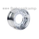 Obręcz 11.75 x 22.5, ALV, Aluminium, Srebrny<br>10/281/335, M20/M22, O32mm, MZ, ET 0<br>5000 kg - 130 km/h, z zaworem, Polski