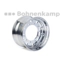 Obręcz 11.75 x 22.5, ALV, Aluminium, Srebrny<br>10/281/335, M20/M22, O32mm, MZ, ET 0<br>5000 kg - 130 km/h, z zaworem, Polska+Accu-Shield