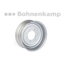 Obręcz 14.00 x 19.5, ALV, Srebrny RAL9006<br>6/161/205, A2, O21.5mm, BZ, ET 0<br>4500 kg - 100 km/h